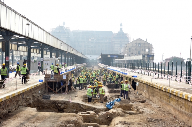 Haydarpaşa'da bin yaşında olduğu düşünülen iskelet bulundu